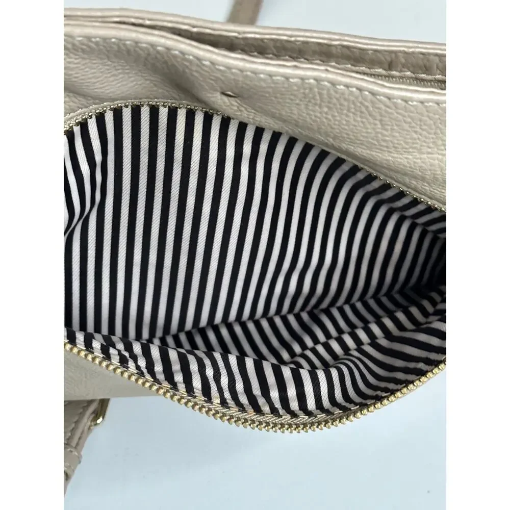 Kate Spade New York Cobble Hill Ellen Crossbody Bag Beige Cream Leather Purse